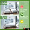 ECO-Layers Extra Wide Bed Bridge - Twin to King Converter Kit - Bonus Twin XL to King Bed - Memory Foam Gap Filler view 3