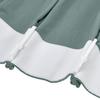 ChadMade 2 Panels 27 Inch Wide by 108 Inch Long Linen Cotton Curtains Room Darkening Pinch Pleated Draperies Living Room Patio Sliding Door Extra Long Drapes, Smoke Blue, Cary Collection view 3