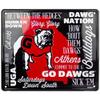 HangTime MS90000 Georgia Bulldog UGA Fan Cloud sign 12 x 14 novelty metal sign view 1