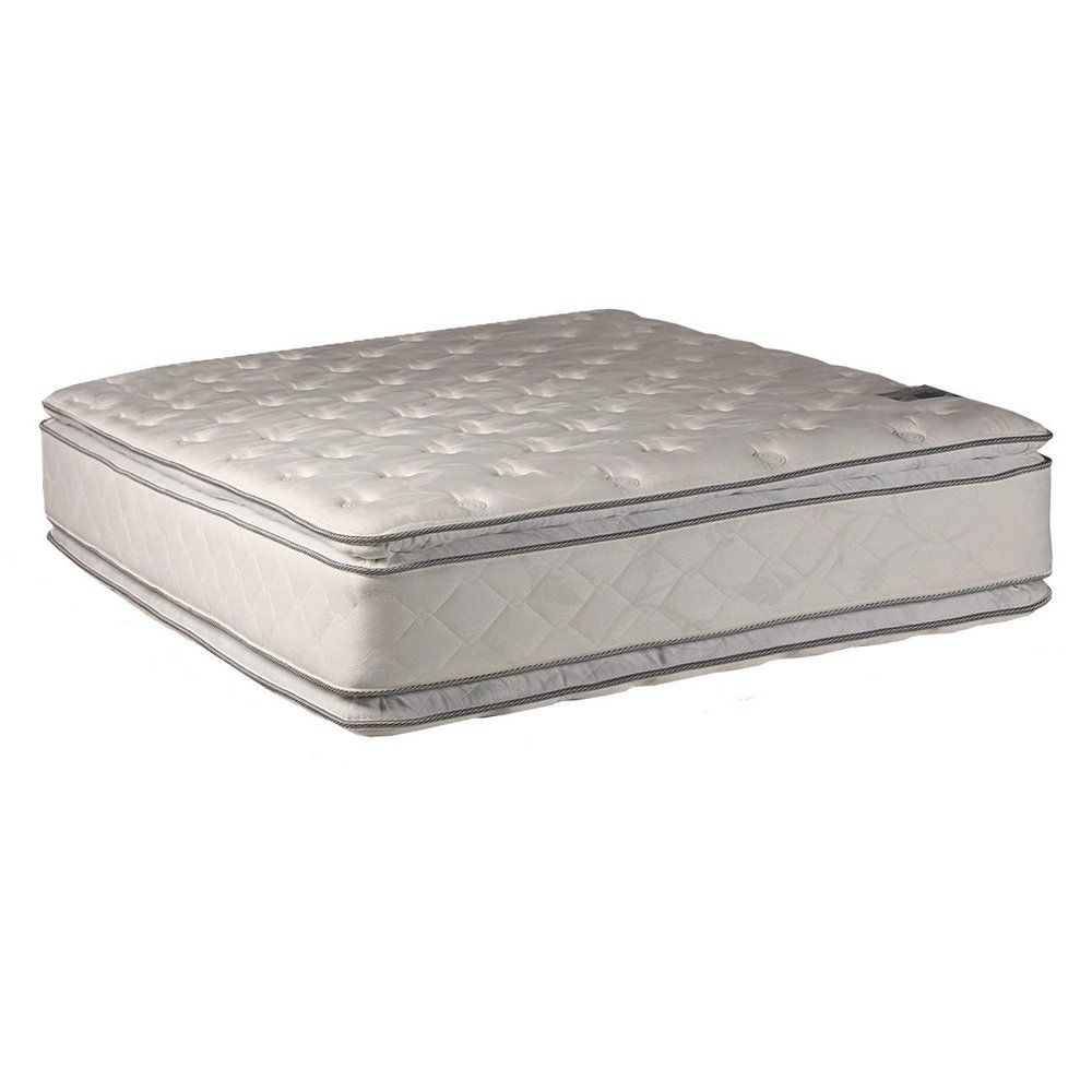 Dream Solutions USA Dream Sleep Hollywood Gentle Plush 2-Sided Mattress Only with Mattress Cover Protector - PillowTop, Orthopedic, Sleep System Support, Longlasting (Queen 60"x80"x12")