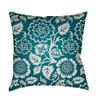 Livabliss Moody Floral Pillow Cover, W 20" D 4" H 20", Dark Gray view 1