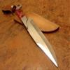 Mega Blades D 2 Steel Custom Handmade 16" Camel Bone Handle Bowie Knife view 1