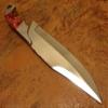 Mega Blades D 2 Steel Custom Handmade 16" Camel Bone Handle Bowie Knife view 2