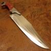 Mega Blades D 2 Steel Custom Handmade 16" Camel Bone Handle Bowie Knife view 4