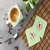 Caroline's Treasures CK4326FC Pekingese Green Flowers Foam Coaster Set of 4 Set of 4 Cup Coasters for Indoor Outdoor, Tabletop Protection, Anti Slip, Mouse pad Material view 3