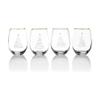 Celebrations by Mikasa Holiday Christmas Trees Stemless Wine, Set of 4, 18 Ounce view 1