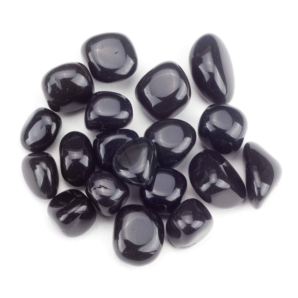 Cherry Tree Collection Black Obsidian 1/2 lb Polished Stones 1/2"-1" Size