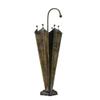 GUOYANHOME Umbrella Rackss Retro Umbrella Stand, Rust-Proof Iron Umbrella Holder, Decorative Storage Bucket for Hotel Shopping Mall Cafe, Bronze view 1