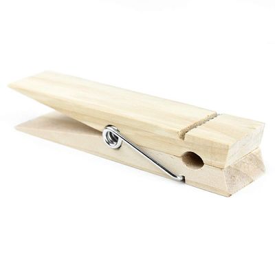6 Inch, Clothespins for DIY Craft, 12 PCS