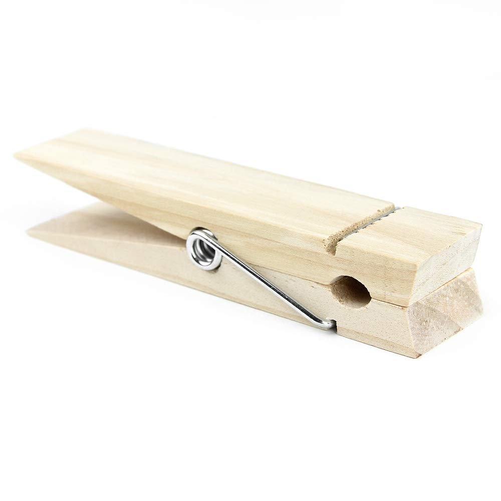 6 Inch, Clothespins for DIY Craft, 12 PCS