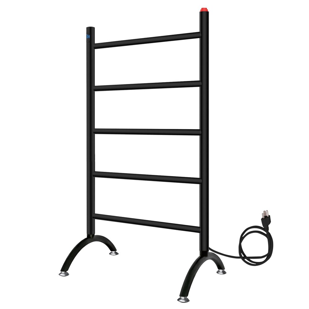 Kingston Brass TWW3720MB Templeton Freestanding/Wall Mount Hardwired or Plug-In Towel Warmer, Matte Black