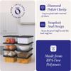 HOMZ 10-Pack Snaplock, Small Clear Plastic Storage Organizer Bins w/Lids, 6 Quart, Gray - Stackable Container Boxes for Bedroom, Bathroom, Garage, and Office Organization view 3