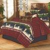 BLACK FOREST DECOR Arrowhead Plaid Bear Quilt Bed Set - King  Rustic Wildlife Bedding, 105" x 95" Quilt with Shams view 1