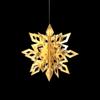 Christmas Party Decorations,12Pcs Holiday 3D Glittery Large Snowflake Hanging Garland Flags-Christmas Winter Holiday New Year Party Home Decoration (Turquiose Blue) view 3