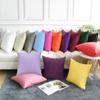 4-Pack 100% Cotton Comfortable Solid Decorative Throw Pillow Case,Thmyo Square Cushion Cover Pillowcase Sublimation Blank Pillow Covers DIY Throw Pillowcase(20x20 inch/ 50x50cm,Dark Reddish Purple) view 4