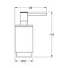 Grohe Selection Soap Dispenser Satin view 2