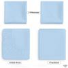 Cottington Lane 4 Piece Cot Sheets Set 25" X 75" with 6 Inch Deep Pocket Light Blue Solid, 100% Egyptian Cotton Cot Sheets, Perfect for Narrow Twin, Camp Bunk,Trifold Mattress, Guest Bed Replacement view 4