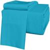 Luxurious - 800 Series - Egyptian Cotton - 4PC Bed Sheet Set - ( Flat Sheet + Fitted Sheet 24" Deep Pocket + 2 PC Pillow Cases ) - Fade Resistant - (California King, Turquoise) view 1