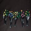 100 NEON UV Black Polka Dots 11" Glow Blacklight Reactive Party Latex Balloons view 2