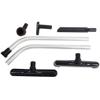 Cen-Tec Systems 95017 Backpack Vacuum Hard Carpet Attachment Kit with EZ-Glide Tool, 14" Floor Brush, and 2-Piece S-Wand, Black view 1