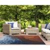 Liora Manne Marina Low Profile Durable Indoor/Outdoor Woven Rug- Coral Ocean 3'3" x 4'11" view 4