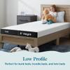 Lucid 5 Inch Memory Foam Mattress  Low Profile - Firm Feel - Infused with Bamboo Charcoal and Gel - Bed in a Box - Temperature Regulating - Breathable - Twin XL Size view 3