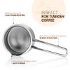 Quality Turkish Coffee Pot - Turkish Coffee Maker, Chai Pot, Arabic Coffee Pot, Briki Greek Coffee Pot, Greek Briki, Cezve, Ibrik (15oz) view 2
