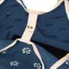 Chiemi Saxophone 4H17-04 Eco Bag, Small Size, Tree Pattern, Bottom Plate, Navy view 4