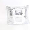 10Pcs Sublimation Blank Pillow Covers 16x16in Reversible Sequin Magic Swipe Pillow Cases Cushion Cover for Couch Sofa Bed (Silver) view 1