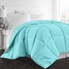 1-Pc Comforter California King 102x96 Size 1-Pc Comforter 100% Egyptian Cotton, 600 Thread Count (100 GSM Micro Fill Diamond Box Stitched) - Machine Washable, Aqua Solid view 1