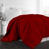 1-Pc Comforter California King 102x96 Size 1-Pc Comforter 100% Egyptian Cotton, 600 Thread Count (100 GSM Micro Fill Diamond Box Stitched) - Machine Washable, Burgundy Solid view 1