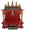 Homecrafts Wood Home Temple (24 x 12 x 30 inch, Red) view 1