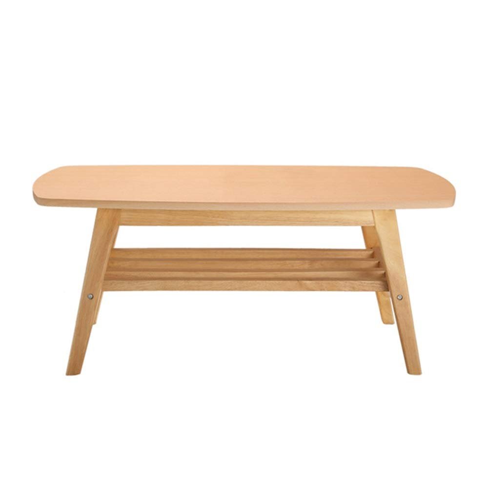 Coffee Tables WFF Oak, Rectangular, Dining Table, Beautiful Arc, Fine Cutting Line, Environmental Protection Paint (Color : A)