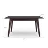 Modway Oracle 47" Rectangle Dining Table, Cappuccino view 2