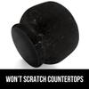GORILLA GRIP 100% Natural Granite Stone Mortar and Pestle Set, 2 Cup, Non-Scratch Base, Heavy Duty Polished Molcajete Guacamole Salsa Bowl, Grind Seeds, Garlic, Herbs, Spices, Kitchen Muddler, Black view 4