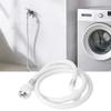 Universal Washing Machine Inlet Hose, Flexible Durable PVC Water Pipe with 3mm Thick Wall and 3 Layer Fiber Reinforcement for Automatic and Cylinder Washing Machines 1.5m Length view 2