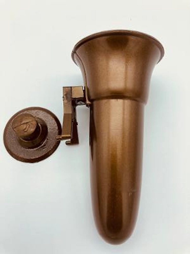 Mausoleum Crypt Vase 5.5 in - Royal Duchess - (EPOXY) Disc Button Support