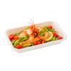 Restaurantware Pulp Tek 26 Ounce Bagasse Plates 100 Grease Impervious Salad Plates - Lids Sold Separately Microwavable White Bagasse Plates Reinforced Rim Sturdy For Salads Or More view 1