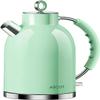 ASCOT Electric Kettle, Stainless Steel Electric Tea Kettle Gifts for Men/Women/Family 1.6L 1500W Retro Tea Heater & Hot Water Boiler, Auto Shut-Off and Boil-Dry Protection (Green) view 1