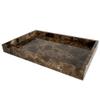 StonePlus Natural Marble Storage Vanity Tray, Cosmetics Jewelery Tray, Kitchen Organizer, Coffee Table Tray (Coffee Net, 11.8L x 7.87W x 1.18H) view 1