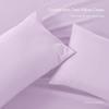Bedding Castle - Luxurious - 800 Series - Egyptian Cotton - 4PC Bed Sheet Set - ( Flat Sheet + Fitted Sheet 26" Deep Pocket + 2 PC Pillow Cases ) - Fade Resistant - (Twin XL, Lavender) view 4