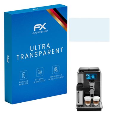 atFoliX Screen Protection Film compatible with DeLonghi Maestosa EPAM960.75.GLM Screen Protector, ultra-clear FX Protective Film (2X)