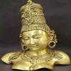 Exotic India Devi Parvati Bust - Brass Statue view 1