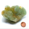 975ct 3.6" Translucent Green Fluorite w/Clear White Calcite Columns Cluster Natural Sparkling Collectible Gemstone Crystal Mineral Specimen - China view 3