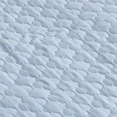 Highly Absorbent Washable Waterproof Bed Pad - Light Blue Large
