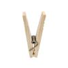 20 Unfinished Hardwood Clothespins Made in The USA view 2