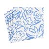 Caspari Matisse Paper Cocktail Napkins in Blue - Two Packs of 20 view 1