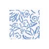 Caspari Matisse Paper Cocktail Napkins in Blue - Two Packs of 20 view 2