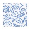 Caspari Matisse Paper Luncheon Napkins in Blue - Four Packs of 20 view 1