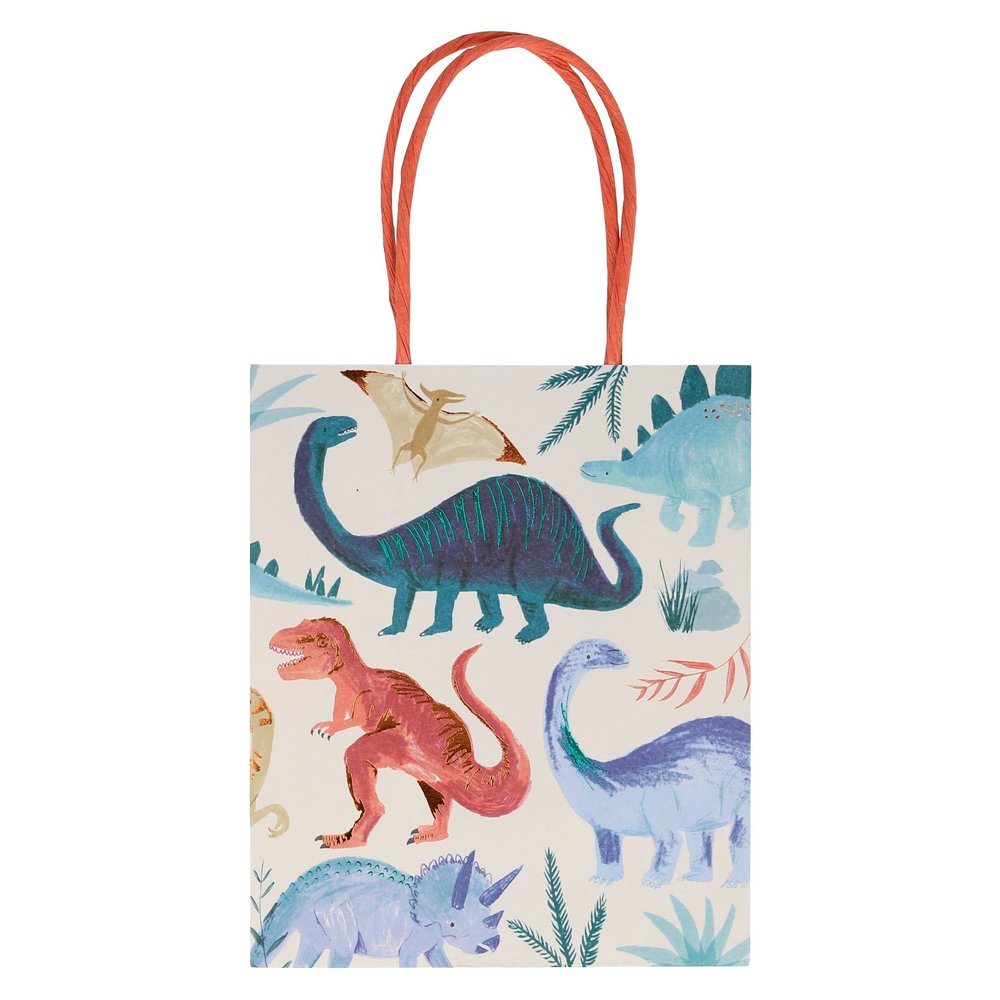 Meri Meri Dinosaur Kingdom Party Bags (Pack of 8)